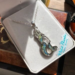 Mermaid abalone shell necklace